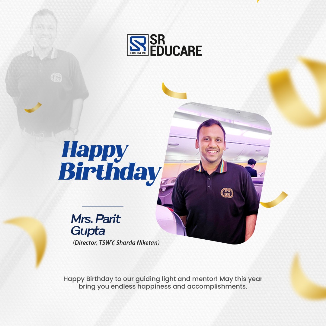 Happy Birthday, Mr. Parit Gupta! 🎉✨
Wishing you a day full of smiles, laughter, and beautiful memories that last a lifetime. May this year bring you exciting adventures, unstoppable growth, and endless reasons to celebrate! 💫💐

#HappyBirthday #JoyfulVibes #CelebrateLife #SREducare