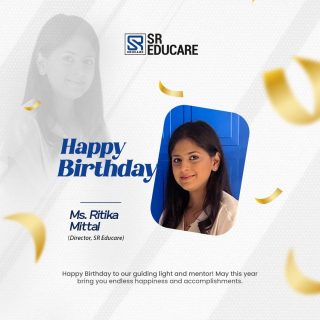 Happy Birthday, Ms. Ritika Mittal! 🎉✨
Wishing you a day full of smiles, laughter, and beautiful memories that last a lifetime. May this year bring you exciting adventures, unstoppable growth, and endless reasons to celebrate! 💫💐

#HappyBirthday #JoyfulVibes #CelebrateLife #SREducare