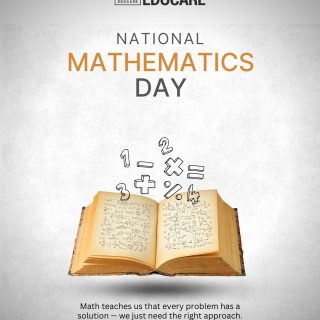 ✨ Happy National Mathematics Day! ✨
Celebrating the beauty of numbers, patterns, and problem-solving that shape our world.
Let’s inspire young minds to think, explore, and discover the magic in mathematics! 🔢💡

#NationalMathematicsDay #MathsDay #LearningIsFun #EarlyEducation #InspireYoungMinds #EducationMatters #sreducare