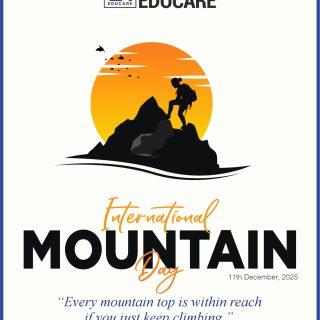 Mountains teach us strength, resilience, and the beauty of rising above every challenge. 🌄✨
Celebrating International Mountain Day by inspiring young minds to aim higher, dream bigger, and climb confidently toward their future. 🏔️💛
#InternationalMountainDay #MountainDay #KeepClimbing #InspireYoungMinds #LearningJourney #EducationMatters #sreducare #GrowTogether #StayInspired #NatureLessons