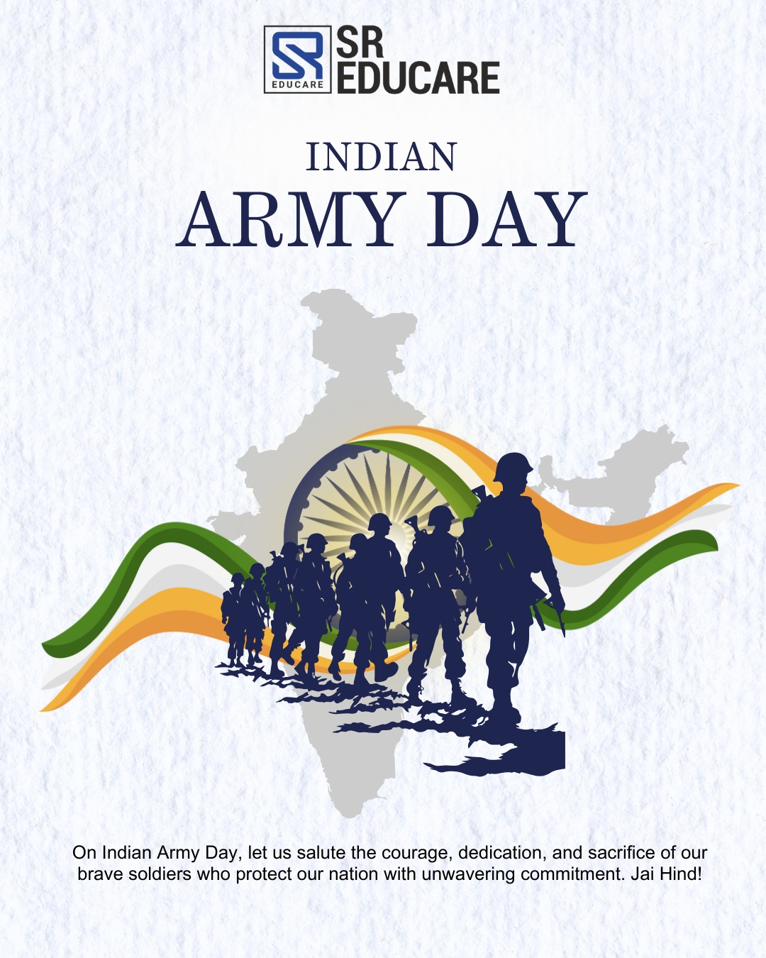 They stand strong so we can sleep in peace.
Grateful today and always to our Indian Army ✨

#IndianArmyDay #HeroesInUniform #JaiHind #CourageAndSacrifice #IndianSoldiers #ProudMoment #sreducare