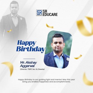 Happy Birthday, Mr. Akshay Aggarwal! 🎉✨
Wishing you a day full of smiles, laughter, and beautiful memories that last a lifetime. May this year bring you exciting adventures, unstoppable growth, and endless reasons to celebrate! 💫💐

#HappyBirthday #JoyfulVibes #CelebrateLife #SREducare