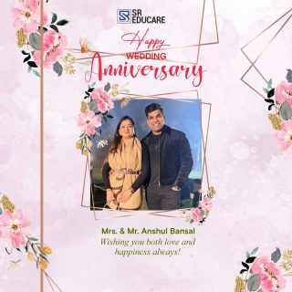 Happy Marriage Anniversary to our dear Sir & Ma’am! 💐 May your life together always be filled with love, happiness, and beautiful memories. Wishing you many more wonderful years ahead. ❤️
#AnniversaryWishes #TogetherForever #SREducare