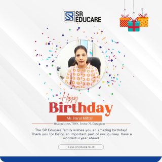 Happy Birthday, Ms. Parul Mittal! 🎉✨
Wishing you a day full of smiles, laughter, and beautiful memories that last a lifetime. May this year bring you exciting adventures, unstoppable growth, and endless reasons to celebrate! 💫💐

#HappyBirthday #JoyfulVibes #CelebrateLife #SREducare