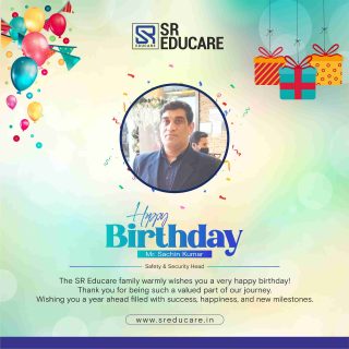 Happy Birthday, Mr. Sachin Kumar! 🎉✨
Wishing you a day full of smiles, laughter, and beautiful memories that last a lifetime. May this year bring you exciting adventures, unstoppable growth, and endless reasons to celebrate! 💫💐

#HappyBirthday #JoyfulVibes #CelebrateLife #SREducare