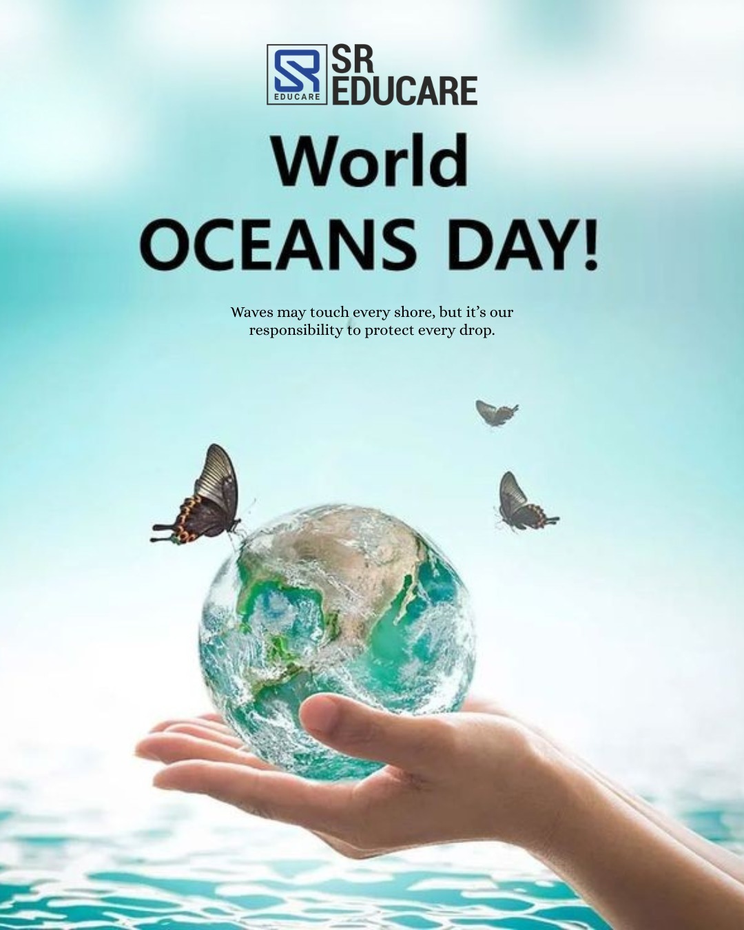 The ocean is not just water, it’s life, mystery, and magic 
This World Ocean Day, let’s protect what gives us breath, beauty, and balance.

#WorldOceanDay #SaveOurOceans #OceanLove #BluePlanet #SustainableFuture #SREducare