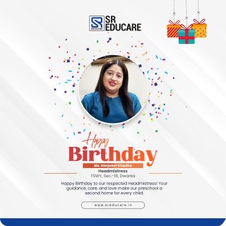 Happy Birthday, Ms. Harpeet Chadha! 🎉✨
Wishing you a day full of smiles, laughter, and beautiful memories that last a lifetime. May this year bring you exciting adventures, unstoppable growth, and endless reasons to celebrate! 💫💐

#HappyBirthday #JoyfulVibes #CelebrateLife #SREducare