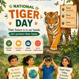 🐅 Happy International Tiger Day!🌿

Today, we celebrate the majestic tiger—a symbol of strength, courage, and the rich biodiversity of our planet. As we honor these magnificent creatures, let us also renew our commitment to protecting their natural habitats and preserving wildlife for future generations.

Every small step towards conservation helps create a safer world for tigers and a healthier environment for all.

Together, let's raise awareness and inspire action to ensure these incredible big cats continue to thrive in the wild. 💚

#InternationalTigerDay #SaveTigers #TigerConservation #WildlifeProtection #ProtectNature #Biodiversity #NatureConservation #EarthMatters #SREducare